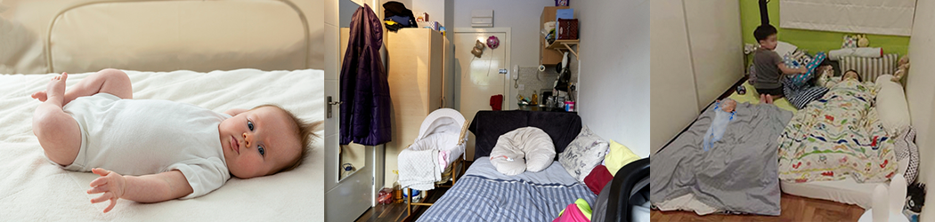 A collage of people and situation caseworkers need to visit and be aware of on home visits.